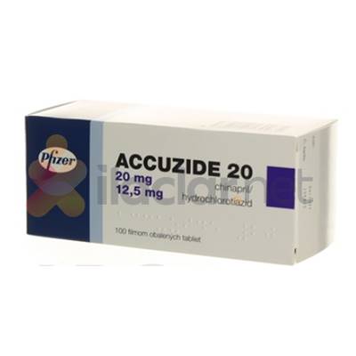 ACCUZIDE 20 MG/12,5 MG 30 FILM TABLET