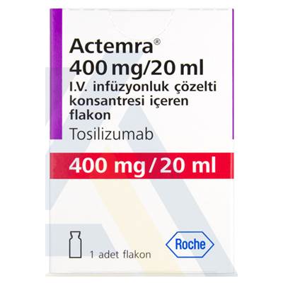 ACTEMRA 400 mg/20 ml IV infüzyonluk çözelti konsantresi 1 flakon