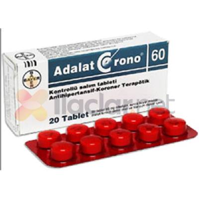 ADALAT CRONO 60 mg 20 tablet