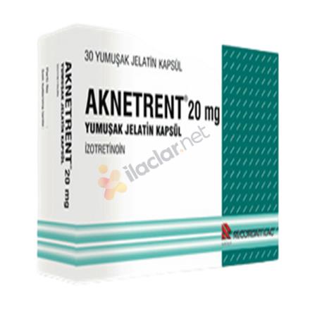 AKNETRENT 20 mg yumuşak jelatin 30 kapsül