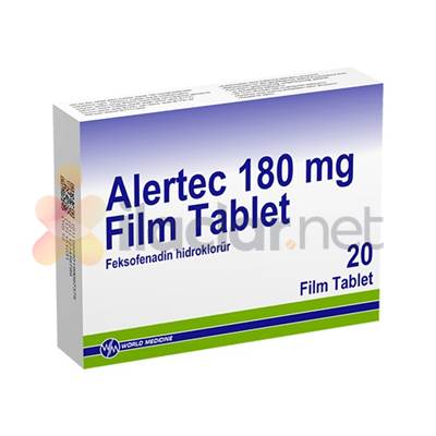 ALERTEC 180 MG 20 FILM TABLET