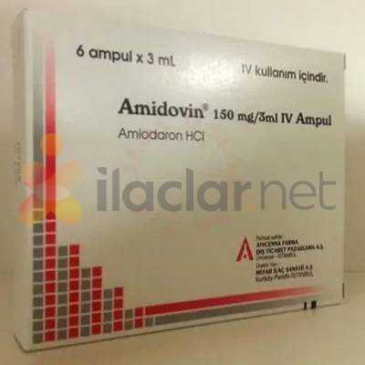 AMIDOVIN 150 MG/3 ML IV 6 AMPUL