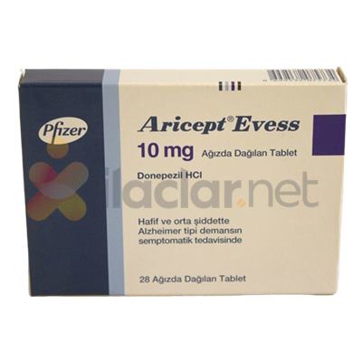 ARICEPT EVESS 10 mg 28 ağızda dağılan tablet