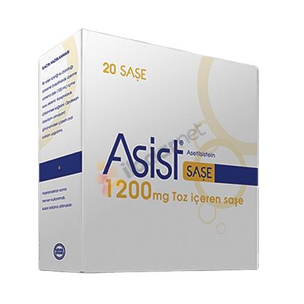 ASIST 1200 mg toz içeren 20 saşe