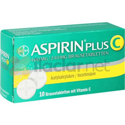 ASPIRIN PLUS-C 400 MG 10 TABLET