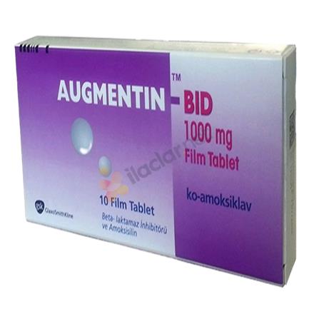 AUGMENTIN BID 1000 mg 10 film tablet