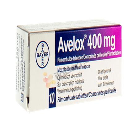 AVELOX 400 mg 7 film tablet