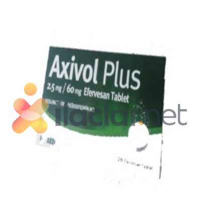 AXIVOL PLUS 120/2,5 MG 20 EFERVESAN TABLET