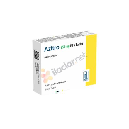 AZITRO 250 mg 6 film tablet
