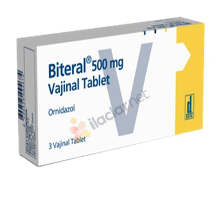 BITERAL 500 mg 3 vaginal tablet