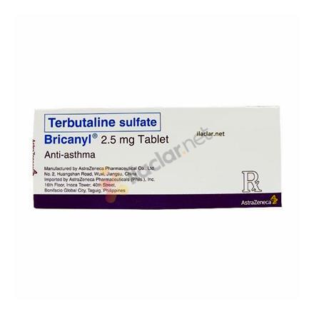 BRICANYL 2.5 mg 50 tablet