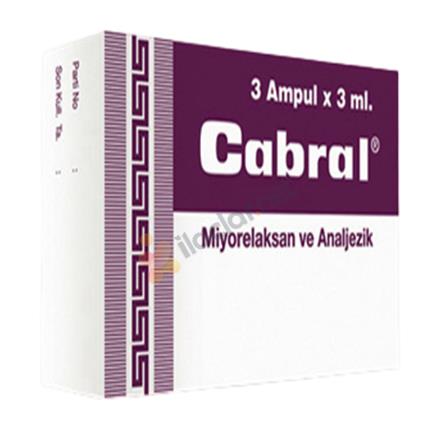 CABRAL 800 mg 3 ampül