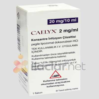CAELYX 2 MG/ML KONSANTRE INFUZYON COZELTISI (1 FLAKON)