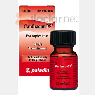 CANTHACUR PS %1,%5,%30 TOPIKAL SOLUSYON 7,5 ML