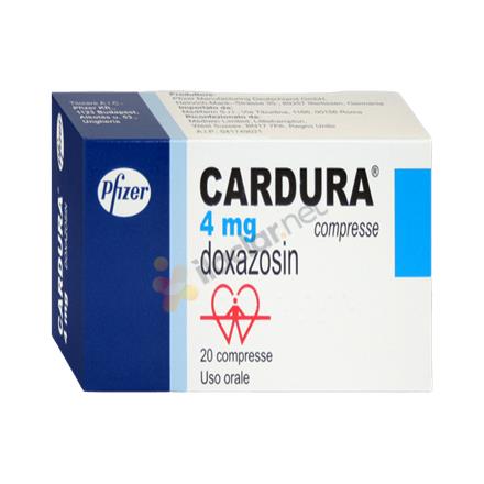 CARDURA 4 mg 20 tablet