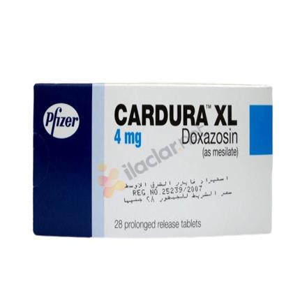 CARDURA XL 4 mg 30 kontrollü salım tableti
