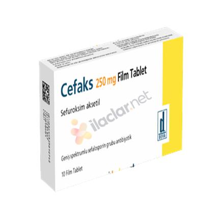 CEFAKS 250 mg 10 film tablet