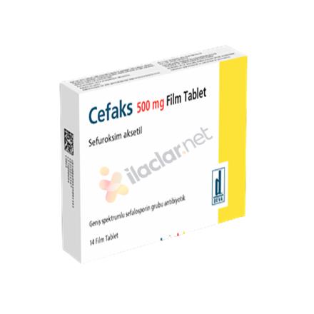 CEFAKS 500 mg 14 film tablet