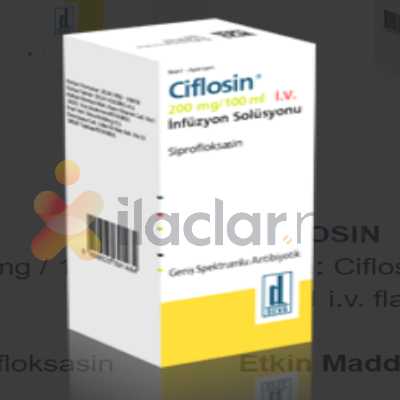 CIFLOSIN 200 MG/100 ML IV INFUZYONLUK COZELTI