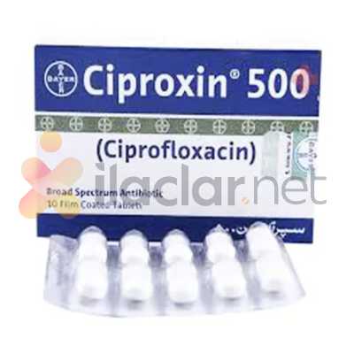 CIPROXIN 500 MG 10 TABLET