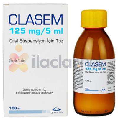 CLASEM125 MG/5ML 100 ML ORAL SUSPANSIYON ICIN TOZ
