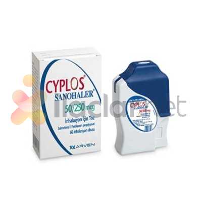 CYPLOS ARVOHALER 50 MCG/250 MCG INHALASYON TOZU (60 DOZ)