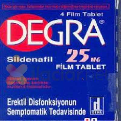 DEGRA 25 MG 4 FILM TABLET