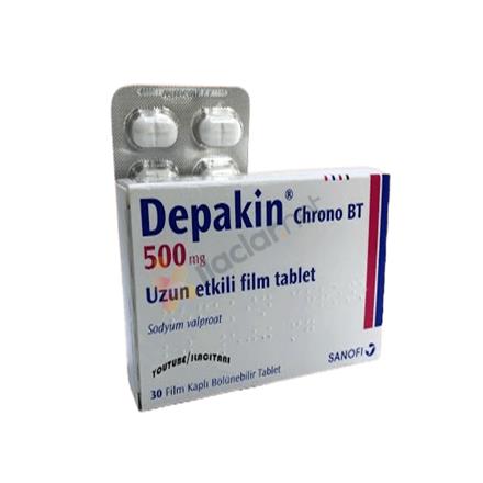 DEPAKIN CHRONO BT 500 mg uzun etkili 30 film tablet