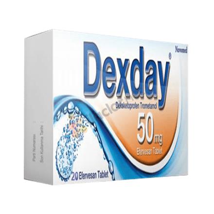 DEXDAY 50 mg 20 efervesan tablet { Nuvomed }