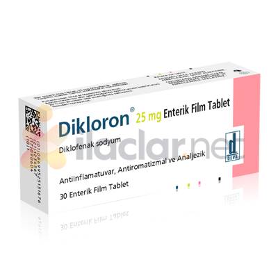 DIKLORON 25 mg 30 film tablet
