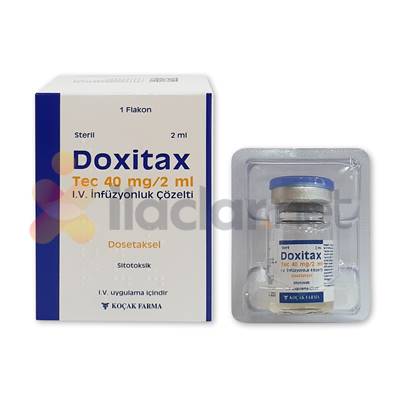 DOXITAX TEC 40 MG/2 ML IV INFUZYONLUK COZELTI (1 FLAKON)