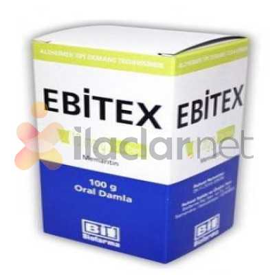 EBITEX 10 MG/GR ORAL DAMLA 100 GR