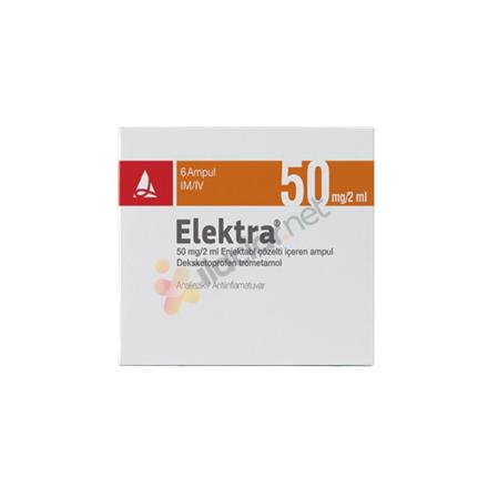 ELEKTRA 50 mg/2 ml enj. çözelti içeren 6 ampül
