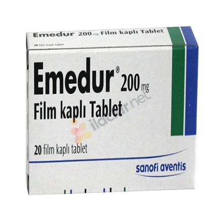 EMEDUR 200 mg 20 film kaplı tablet