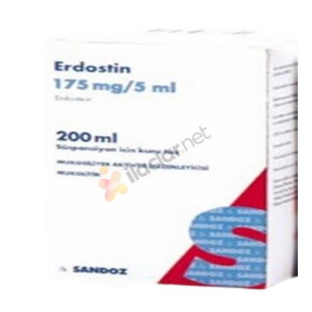 ERDOSTIN 175 mg /5 ml 100 ml süspansiyon için kuru toz