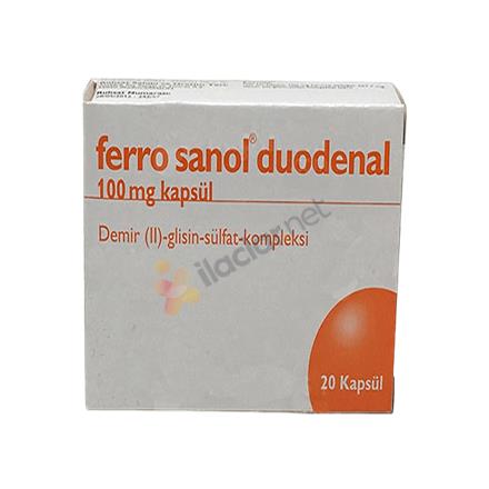 FERRO SANOL 20 duodenal kapsül