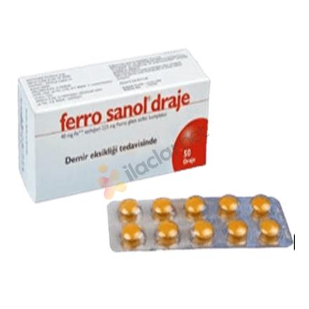 FERRO SANOL 225 mg 50 draje