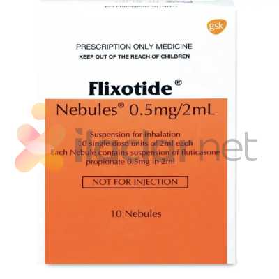 FLIXOTIDE NEBULES 0,5 MG/2 ML