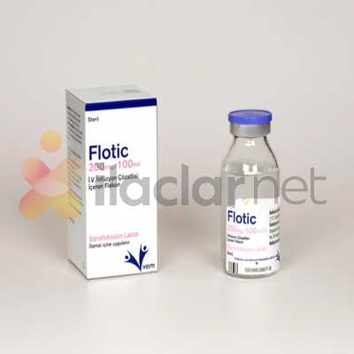 FLOTIC 200 MG/100 ML IV INF.COZ.ICEREN FLAKON