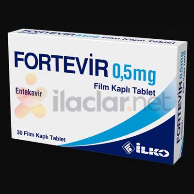 FORTEVIR 0,5 MG 30 FILM KAPLI TABLET
