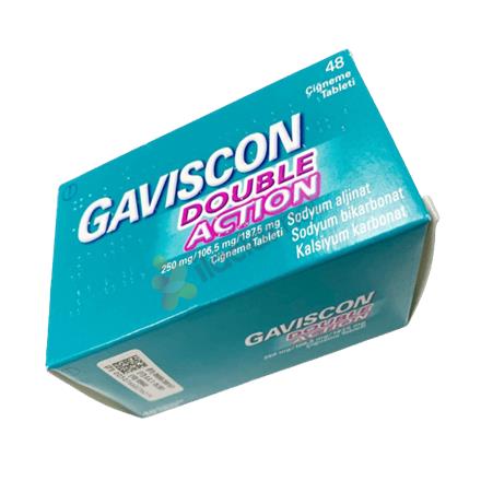 GAVISCON DOUBLE ACTION 48 çiğneme tableti