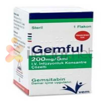 GEMFUL 200 MG/5 ML INF.SOL. ICIN LIYOFILIZE TOZ ICEREN FLAKON