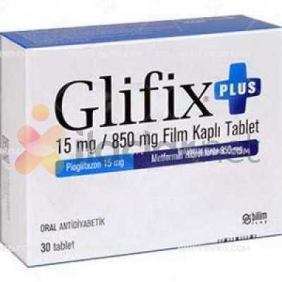 GLIFIX PLUS 15/850 MG 30 FILM KAPLI TABLET