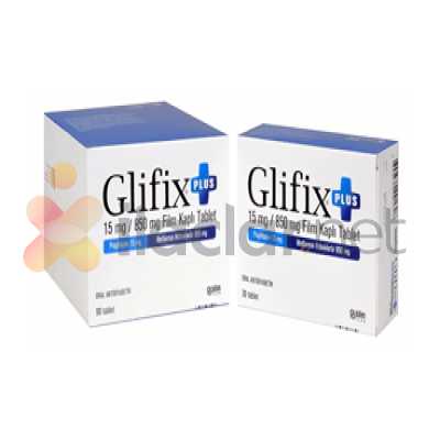 GLIFIX PLUS 15/850 MG 60 FILM KAPLI TABLET