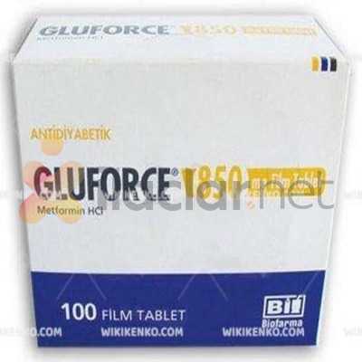 GLUFORCE 850 MG 100 FILM TABLET