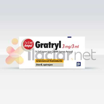 GRATRYL 3 MG/3 ML IV INFUZYON ICIN COZELTI ICEREN 5 AMPUL