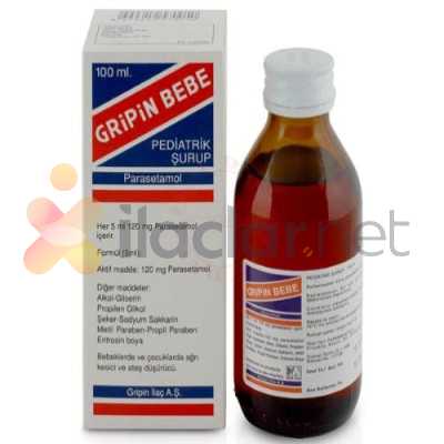 GRIPIN BEBE 120 MG/5 ML 100 ML SURUP