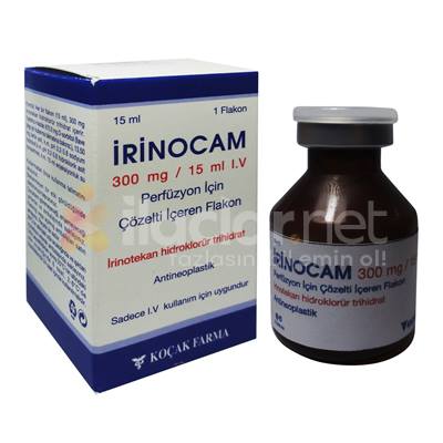 IRINOCAM 300 MG/15 ML IV PERFUZYON ICIN ENJEKTABL STERIL SOLUSYON