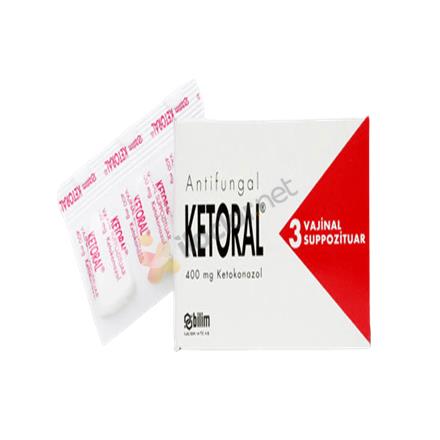 KETORAL VAG. 400 mg 3 supozituar