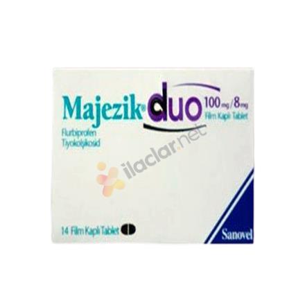 MAJEZIK DUO 100 mg/8 mg 14 film kaplı tablet